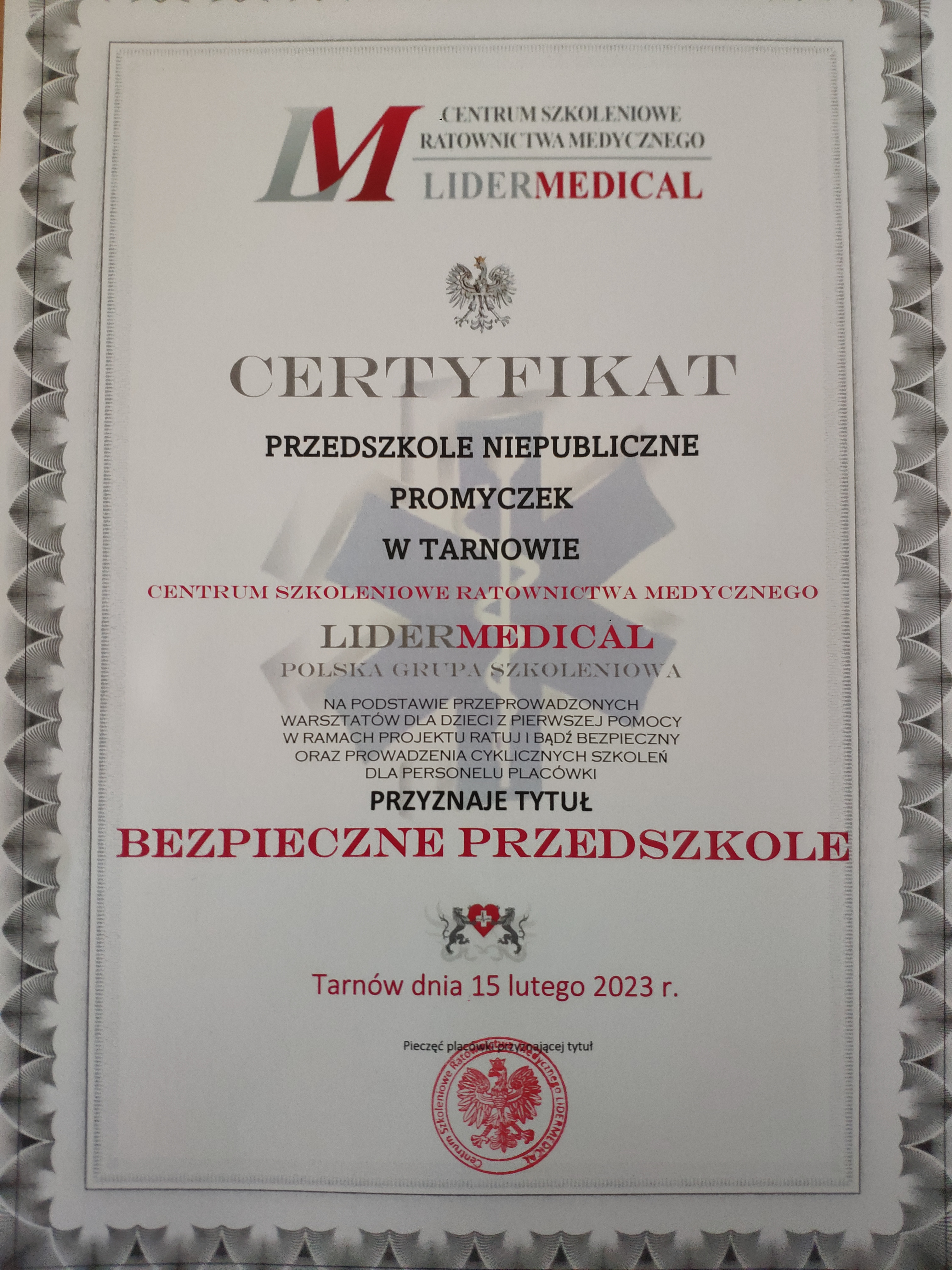 Certyfikat